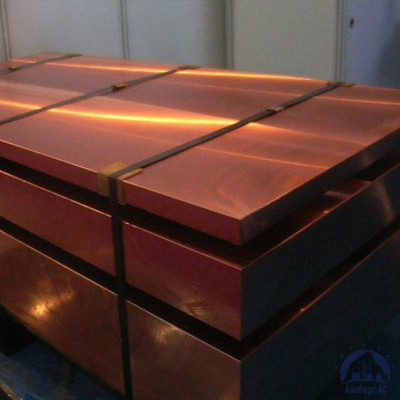 Плита медная 28х600х1500 мм ГПРХХ М3р ГОСТ 1173-2006 купить в Костанае