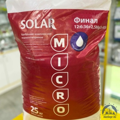 Удобрение SOLAR Финал 12:6:36+2,5MgO+МЭ купить в Костанае