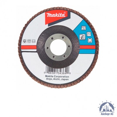 Круг лепестковый КЛТ 125х22 мм, P40, Makita, D-27280 купить в Костанае