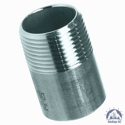 Ниппель стальной оцинкованный Ду 15 1/2'' ГОСТ 8965-75 купить в Костанае