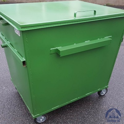 Контейнер ТБО V=1 м3 с еврозахватом купить в Костанае