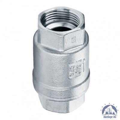 Клапан обратный муфтовый нержавеющий DN 32 42,4 мм 1 1/4" AISI 304 купить в Костанае