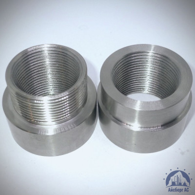 Муфта нержавеющая переходная DN 20х15 3/4"-1/2" 26,9х21,3 мм AISI 304 ВР-ВР купить в Костанае