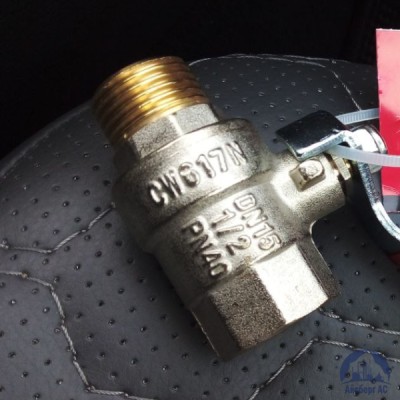 Кран шаровый нержавеющий муфтовый трёхходовой L образный DN 20 26,9 мм 3/4" AISI 316 купить в Костанае