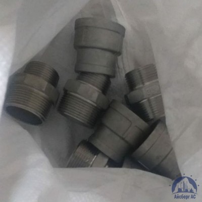 Муфта нержавеющая переходная DN 20х15 3/4"-1/2" 26,9х21,3 мм AISI 304 ВР-ВР купить в Костанае