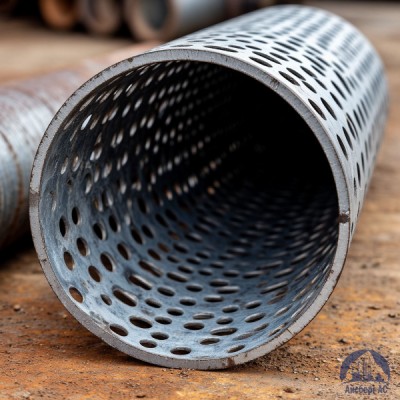 Труба перфорированная стальная купить в Костанае