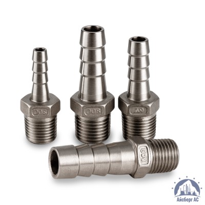 Штуцер шланговый нержавеющий «ёлочка» DN 50 2" 60,3х50 мм AISI 316 НР купить в Костанае