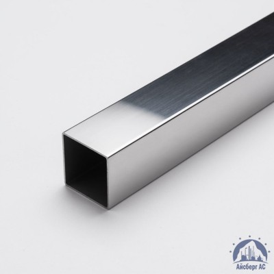 Труба нержавеющая квадратная 40х40х1,5 мм зеркальная AISI 304 DIN 2395 купить в Костанае