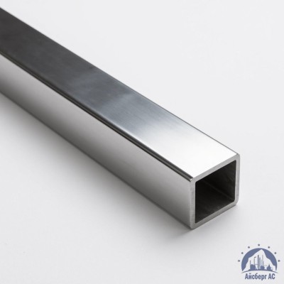 Труба нержавеющая квадратная 25х25х2 мм шлифованная AISI 304 DIN 2395 купить в Костанае
