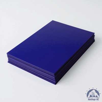 Лист с полимерным покрытием 2х1250х2500 мм RAL 5002 купить в Костанае