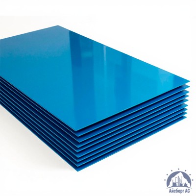 Лист с полимерным покрытием 2х1250х2500 мм RAL 5012 купить в Костанае