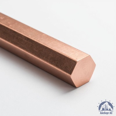 Шестигранник медный 100 мм М1 ГОСТ 1535-2016 купить в Костанае