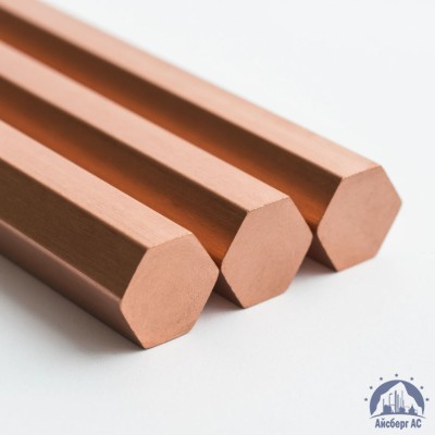 Шестигранник медный 100 мм М2 ГОСТ 1535-2016 купить в Костанае