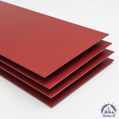 Лист с полимерным покрытием 0,4х1250х2500 мм RAL 3011 купить в Костанае