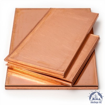 Плита медная 97х600х1500 мм ГПРХХ М1ф ГОСТ 1173-2006 купить в Костанае