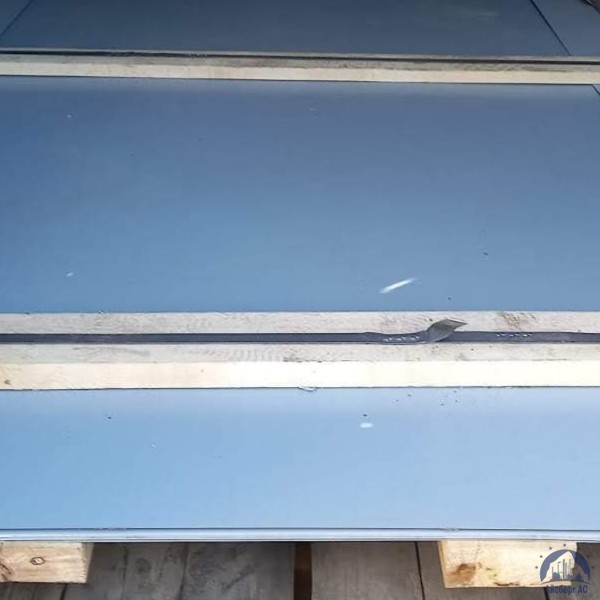 Лист с полимерным покрытием 0,55х1250х2500 мм RAL 9003