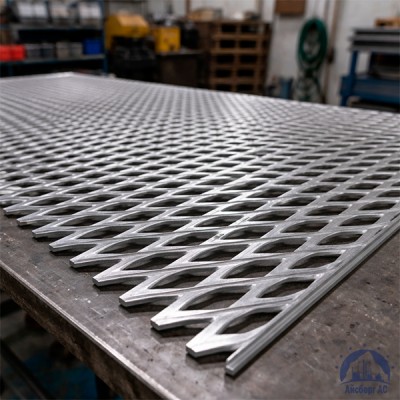 Алюминиевая декоративная просечно-вытяжная сетка 10х46.20х8 мм купить в Костанае