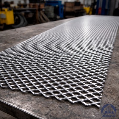 Алюминиевая декоративная просечно-вытяжная сетка 6.50х25х5 мм купить в Костанае