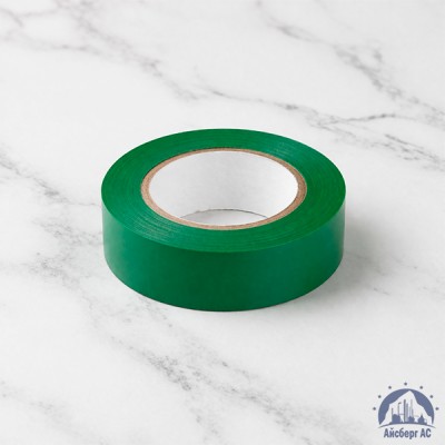 Лента изоляционная ПВХ (Полимерпак) 20 мм зеленая купить в Костанае