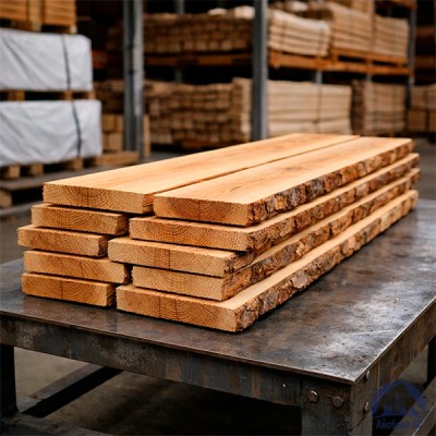 Доска необрезная 25х100 мм лиственница сорт 1 купить в Костанае